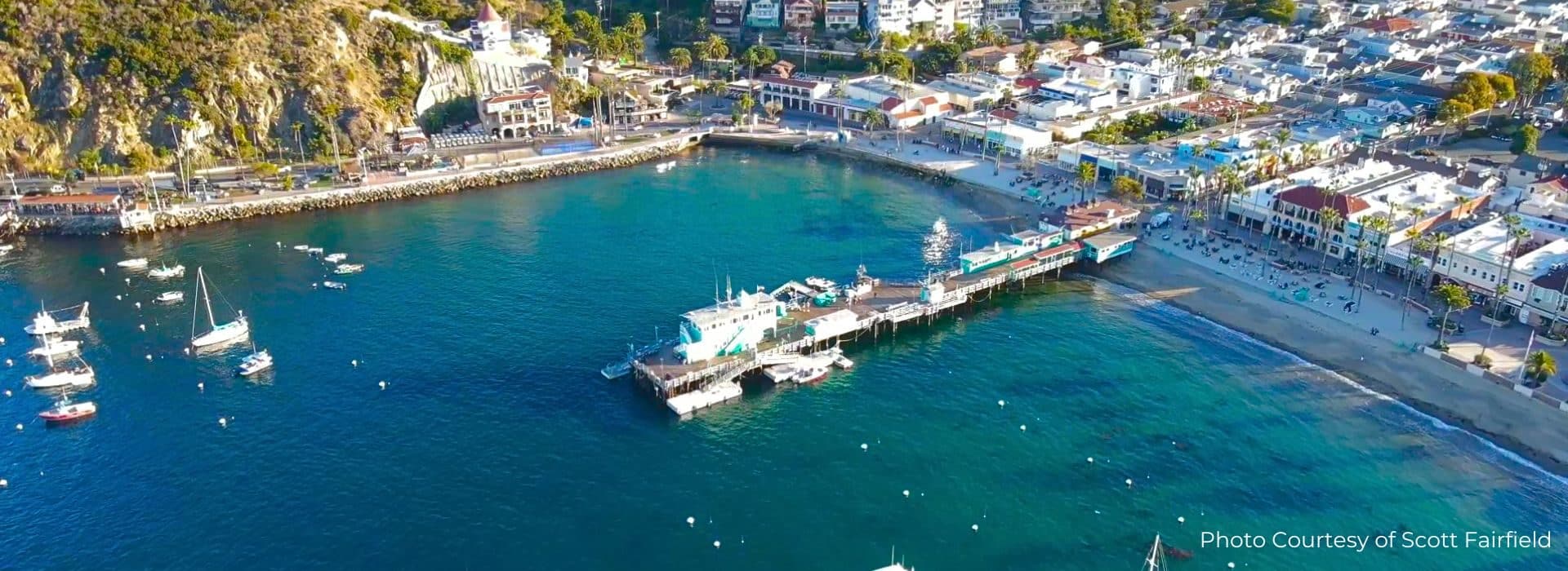 An aerial view of the Green Pier, photo courtesy of Scott Fairfield