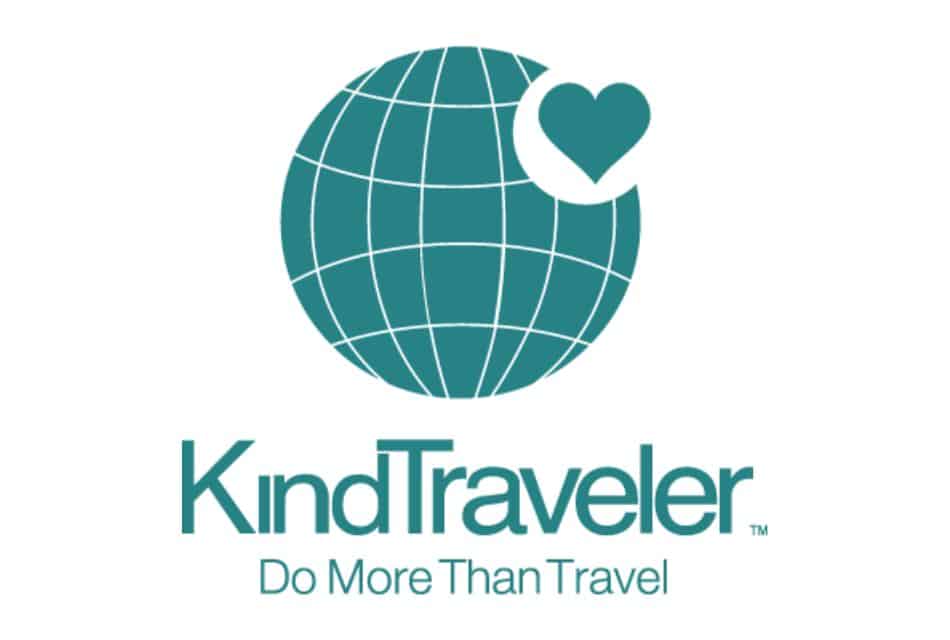 KindTraveler logo with Do More than Travel text all in a dark teal